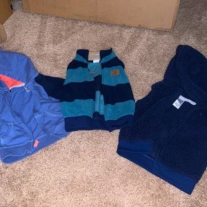 Lot of 3! 12 month sweatshirt and vests!